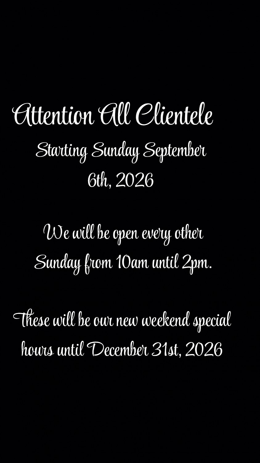 New hours